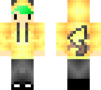 green haired pikachu chibi boy