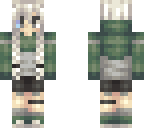 green sweatshirt girl