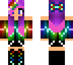 my cute pink and purple rainbow girl
