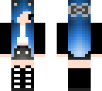 ocean blue chibi