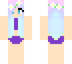 pastel hair swimmer girl