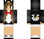 penguin hoodie girl
