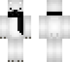 polar bear black scarf