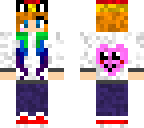 rainbow haired girl 