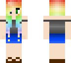 rainbow summer girl