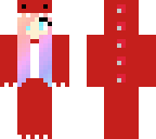 red dino girl