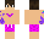 swimming purple arm freak
