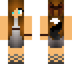 two-layered girl skin