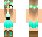 aqua summer girl