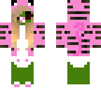 baby pink tiger zombie girl