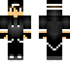 black and white