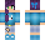 blue girl