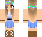 blue summer dress
