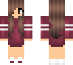 burgundy dress