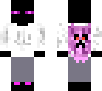 enderman with purple cape