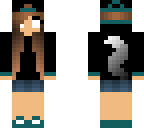 herobrine girl tomboy wolf