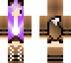 pastel haired eevee girl