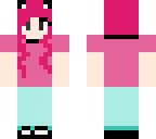 pink hair girl