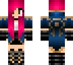 pink haired warrior
