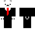 polar bear in a tux