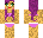 purple hair girl