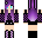 purple haired bunny