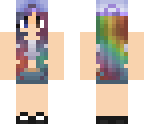 rainbow punk chick