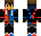 red and blue