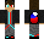 red and blue