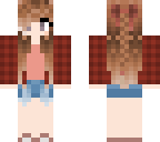 red flannel girl