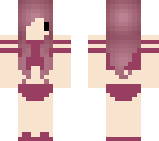 sexy dark purple chibi in bikini