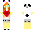 valentine panda girl