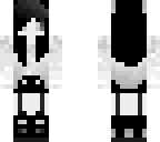 black and white