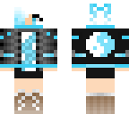 blue  lightning fighter