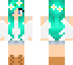 blue hair girl