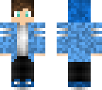 blue hoodie