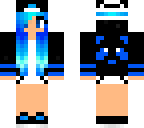 blue panda girl