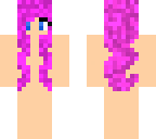 curly pink hair base