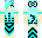 cute blue girl