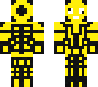 futurist yellow ciborg derp