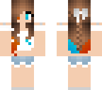 girl with water and fire tips