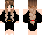 me with braid and black dress