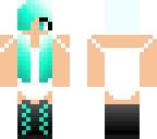 mint green gamer girl dress edit