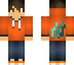 orange hoodie