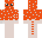 orange stingray with white polka dots