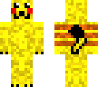 pickachu with tail