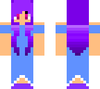purple hair girl