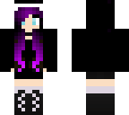 purple haired warrior