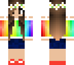 rainbow flower girl