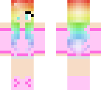 rainbow girl